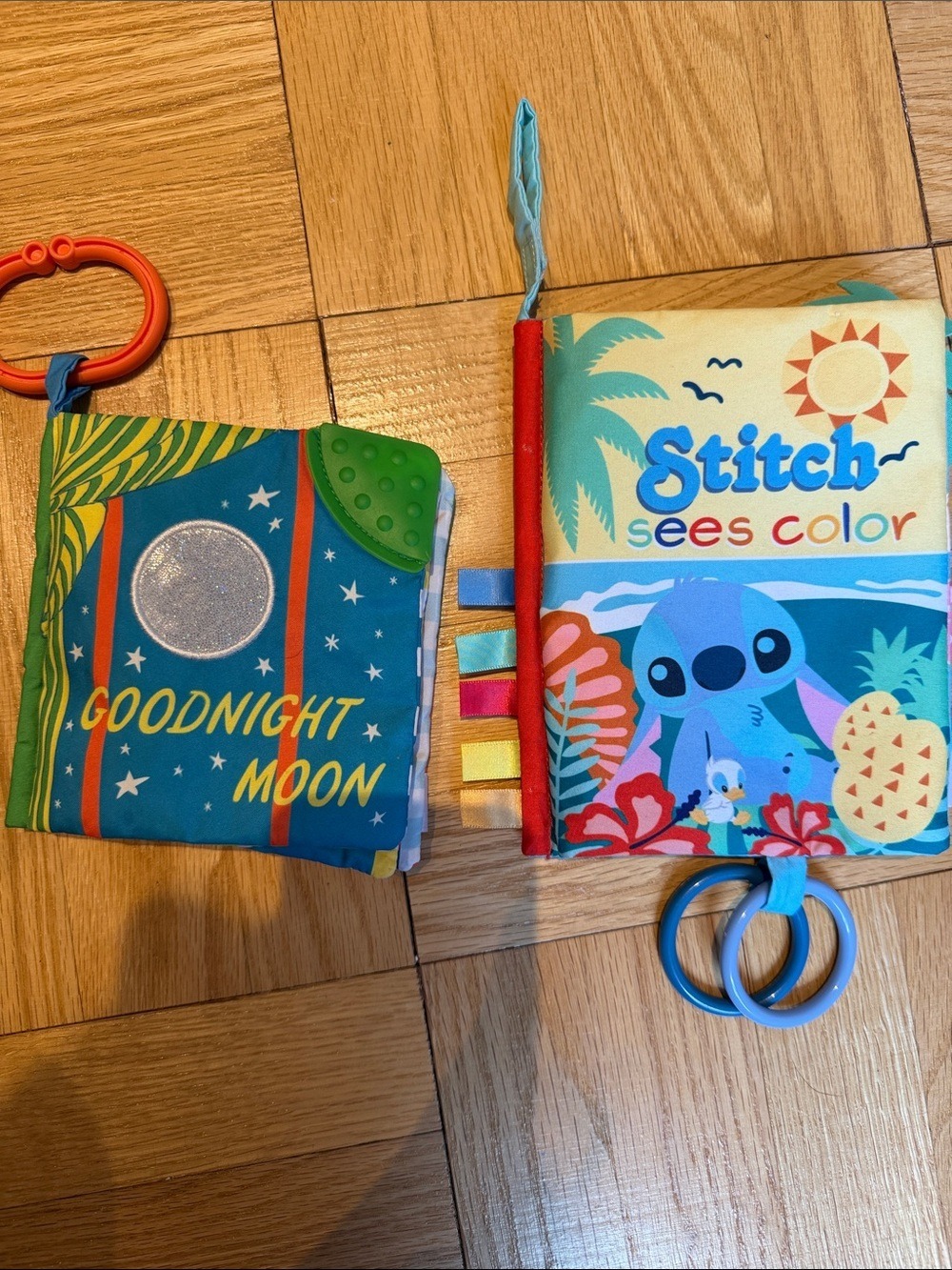 Disney Stitch Sees Color & Goodnight Moon Soft Board Books - Blue/Multicolor - Picture 1 of 5